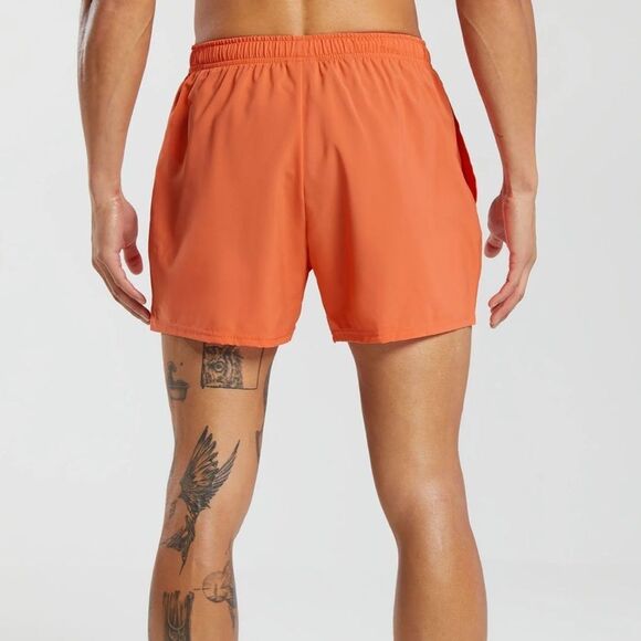 Gymshark ARRIVAL 5" SHORTS Size XS in Orange NWT in packaging - Picture 3 of 7